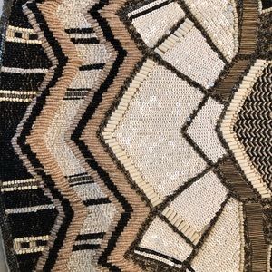 All Saint beaded and sequins mini skirt